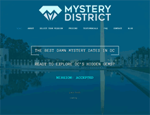 Tablet Screenshot of mysterydistrict.com